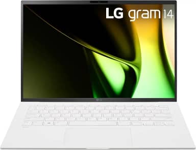Notebooks leve LG Gram de 14 polegadas, Intel Evo Edition, Processador Intel Core Ultra 5, Windows 11 Home, 8 GB de RAM, SSD de 512 GB, branco