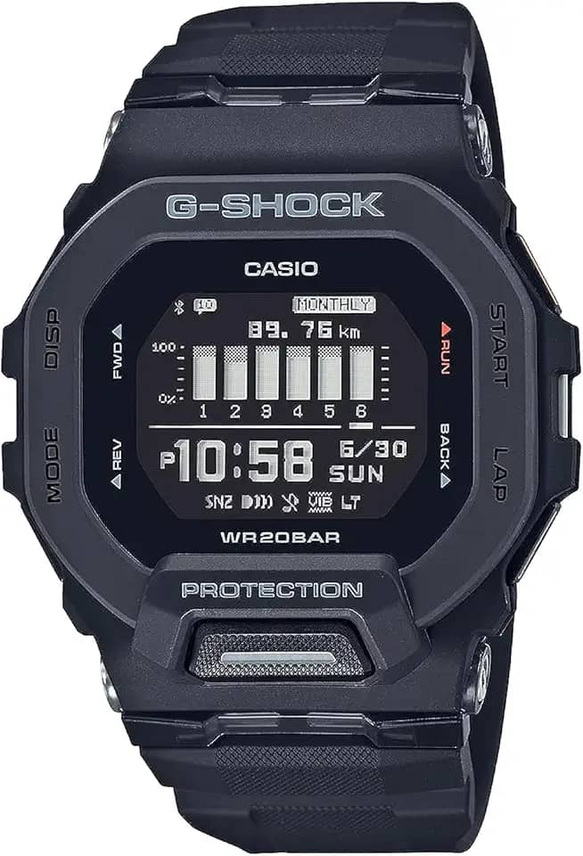 Relógio Casio G-Shock G-Squad Sports GBD-200-1DR Contador de Passos Bluetooth