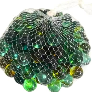 50 Bolinhas de Gude de Vidro Coloridas – Kit para Massagem e Escalda-Pés, Brinquedo Infantil, Decoração e Artesanato – Resistente e Diversos Modelos - TYDA