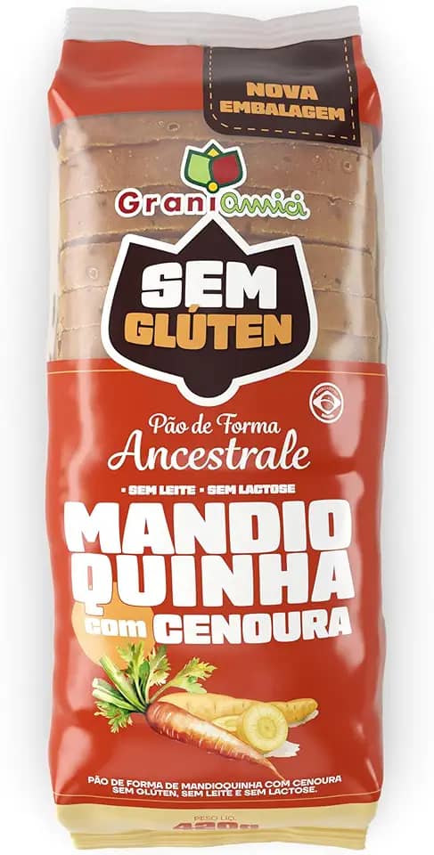 PÃO DE FORMA ANCESTRALE - MANDIOQUINHA