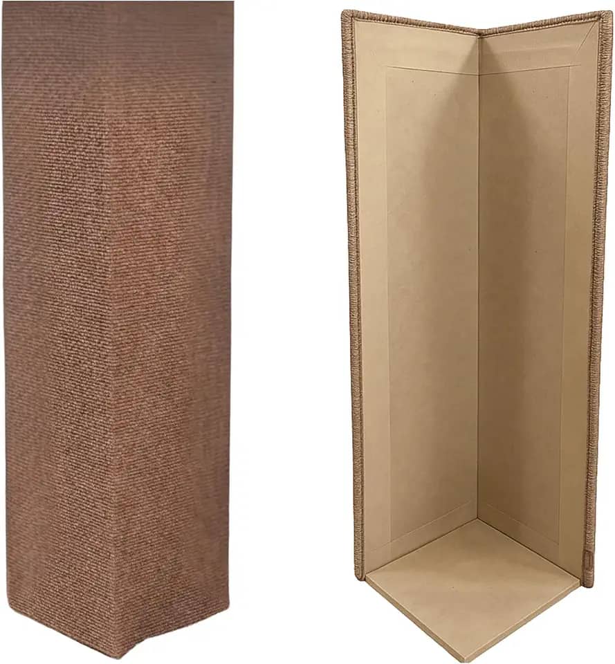 Arranhador e Protetor para Sofá de Gato PETYC Modelo de Canto com Juta ou Carpete, Alta Resistência (Carpete)