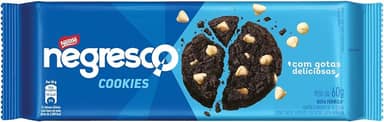 Negresco Cookie Gotas De Baunilha 60G (embalagem pode variar)