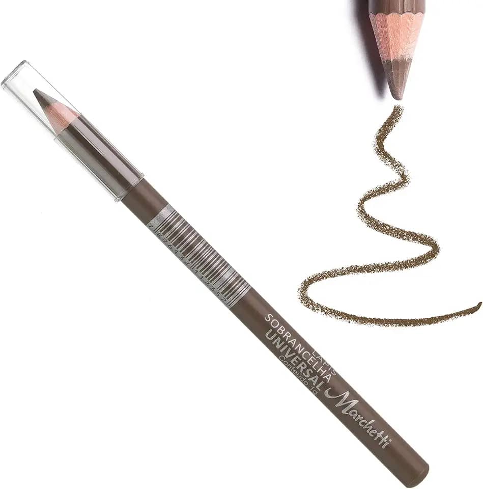Lápis Delineador de Sobrancelha, Marchetti, Marrom