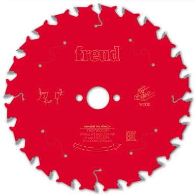 Disco de Serra p/Madeira Ø165mm (6 1/2″) 24 dentes - Freud FR07W003H