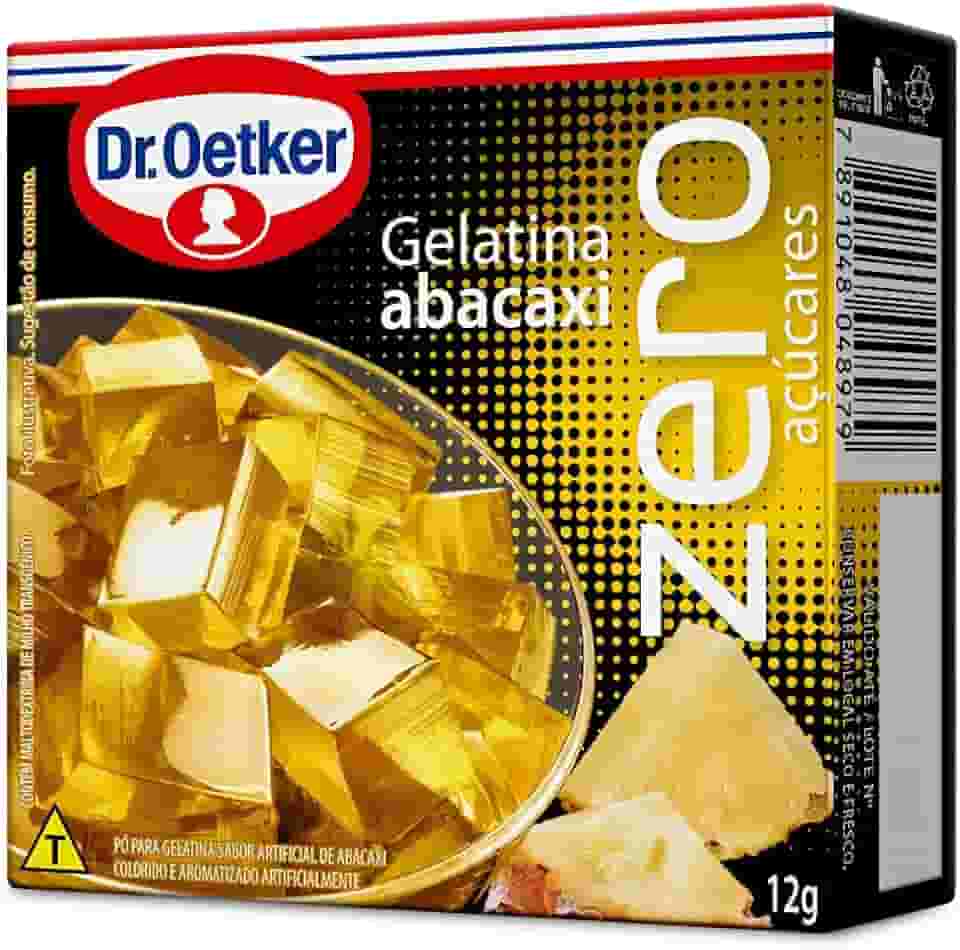 Dr.Oetker Dr. Oetker Gelatina Em Pó Zero Sabor Abacaxi Sobremesa Com Sabor E Consistência Deliciosa Fácil De Fazer 12G
