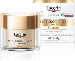EUCERIN Creme Facial Anti-idade Firmador Dia FPS 30 50ml, Elasticity, Pele Madura, Hyaluron-Filler, Ácido Hialurônico, Antirrugas