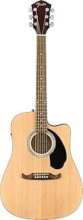 Fender Guitarra elétrica acústica Dreadnought FA-125CE, natural