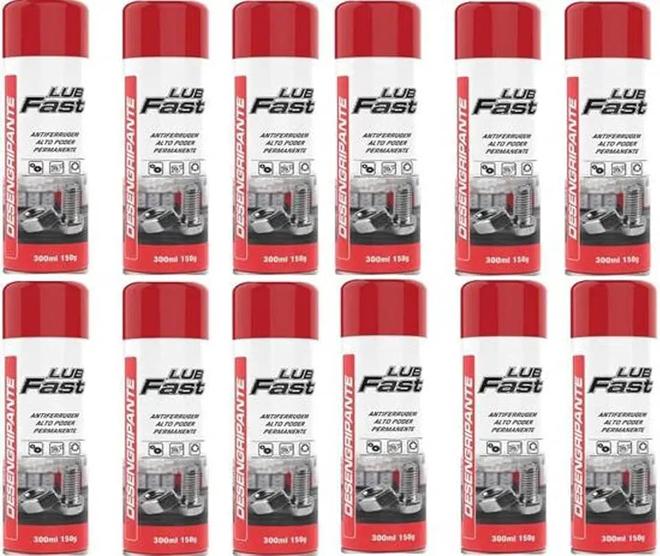 Óleo Protetivo Desengripante Spray 300ml Lub Fast C/ 12 Un. - Aeroflex
