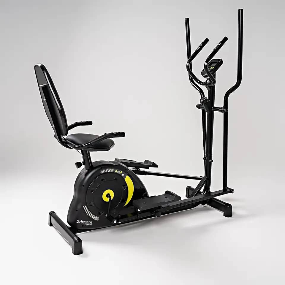 Dream Fitness Bicicleta Magnética Horizontal e Elíptico Ronaldinho R10 D
