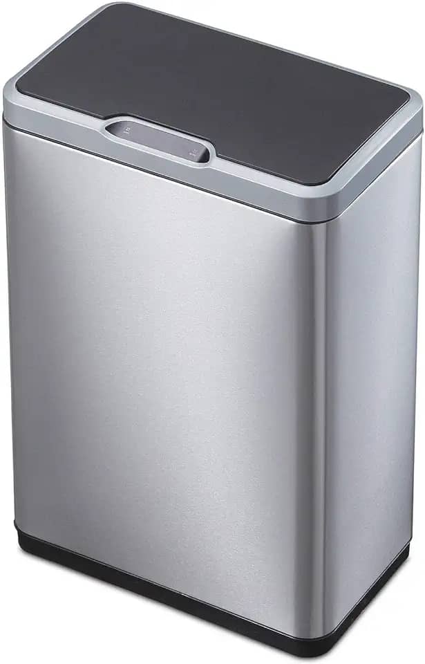 Lixeira Automática 50 Litros Inox Com Sensor