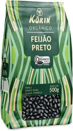 Korin Feijão Preto Orgânico - Pct 500G