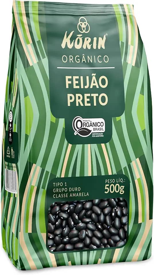 Korin Feijão Preto Orgânico - Pct 500G