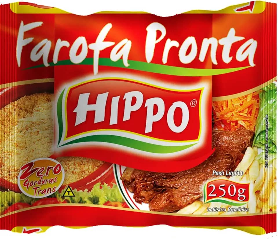Hippo Farofa Pronta 250 Gramas