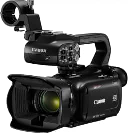 Canon Câmera de vídeo profissional UHD 4K XA60 com tela LCD sensível ao toque e lente de zoom óptico de 20x (preto)
