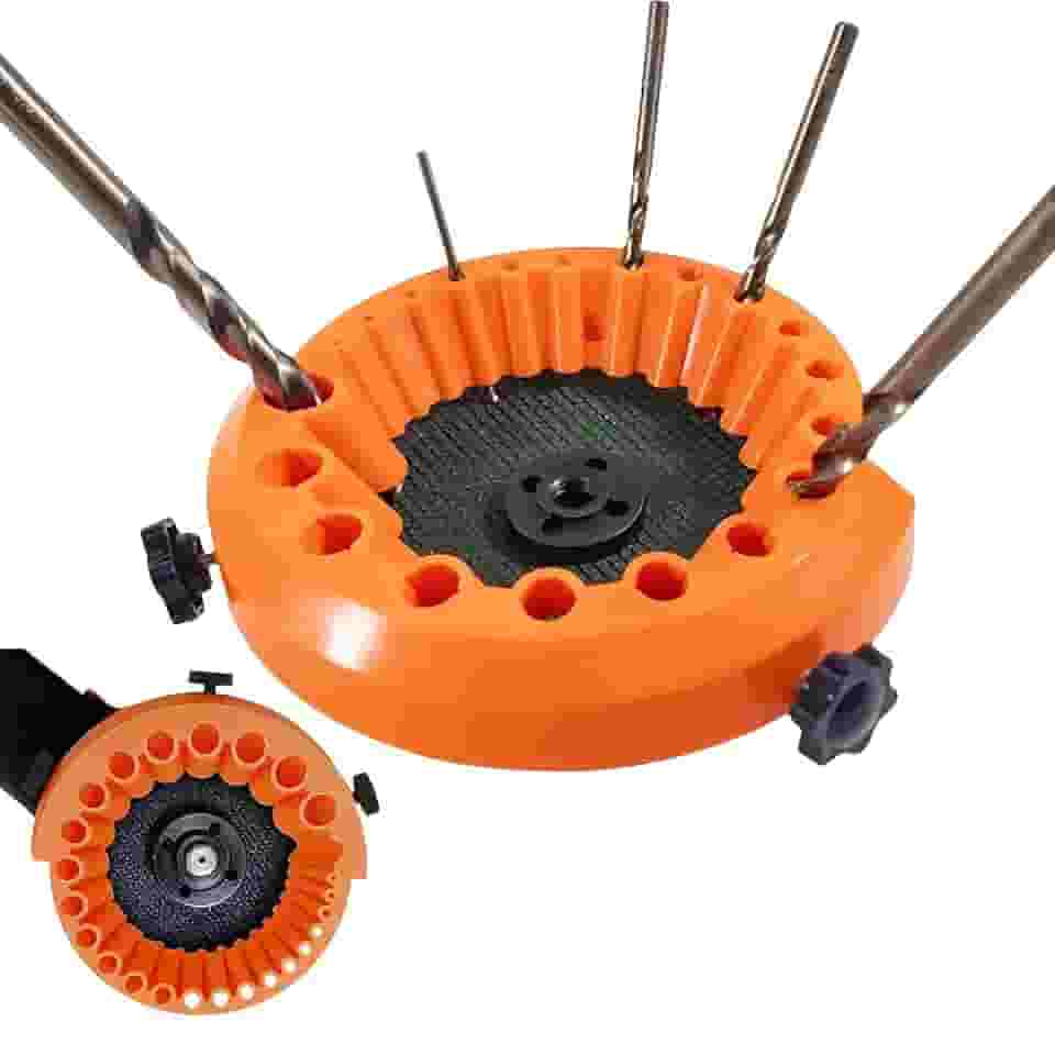 Afiador de broca para moedor, ferramenta de afiação de precisão de 2 a 13 mm, acessório portátil com guia de ângulo, compatível com esmerilhadeiras de 115-125 mm (1 peça)