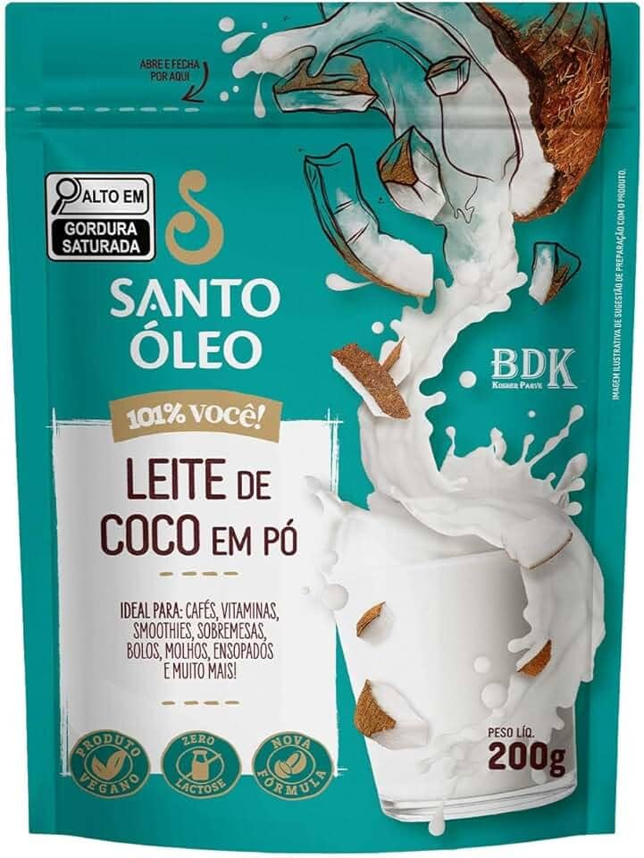 Leite de Coco em Pó - 200G - Santo Óleo, Santo Oleo
