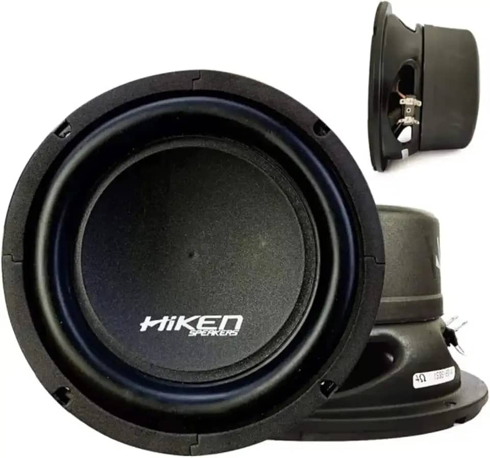 Subwoofer Hunter III 8" Pol 4 Ohms 200W Rms Bobina Simples na cor Grafite Hiken - 2HK001957