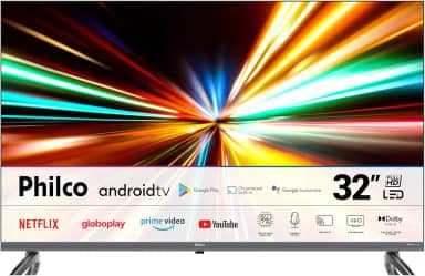 Smart TV 32' Philco Android TV Led HDR10 P32SAA