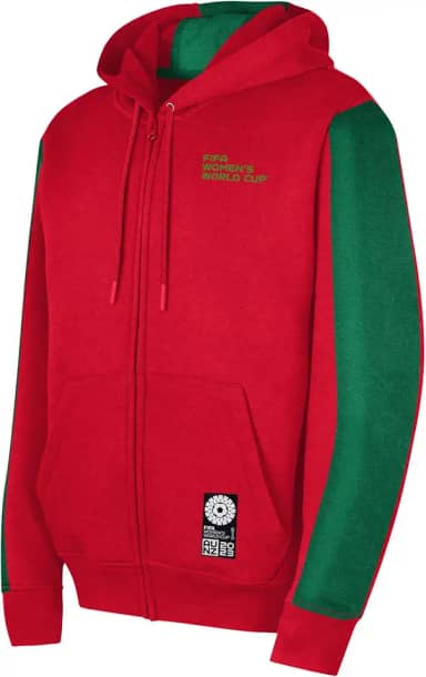 Moletom masculino com capuz e zíper da Copa do Mundo FIFA 2023