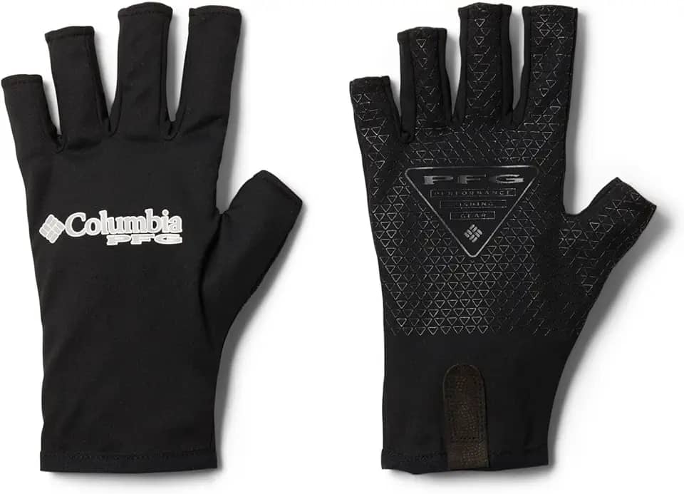 Columbia Luva de pesca unissex para adultos, Preto, Large/X-Large