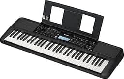 Yamaha, Teclado Arranjador Yamaha PSR-E383 Teclas Sensitivas e Fonte