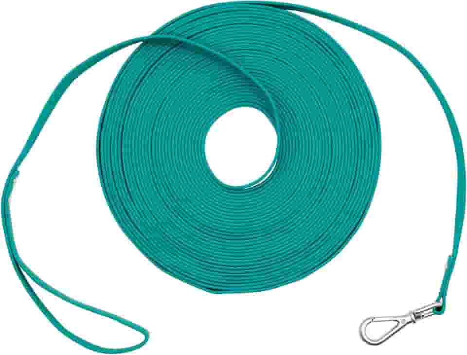 Coleira longa para cães à prova d'água, guia de treinamento para uso ao ar livre, ótima para treinamento, praia, brincar, acampar ou quintal