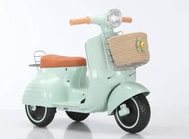 Scooter Elétrica Com Banco Acolchoado (Menta) 6V Bandeirante