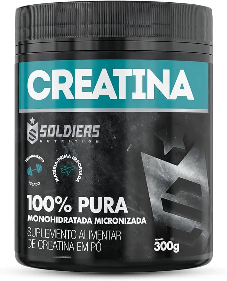 Soldiers Nutrition Creatina Monohidratada Pote 300g