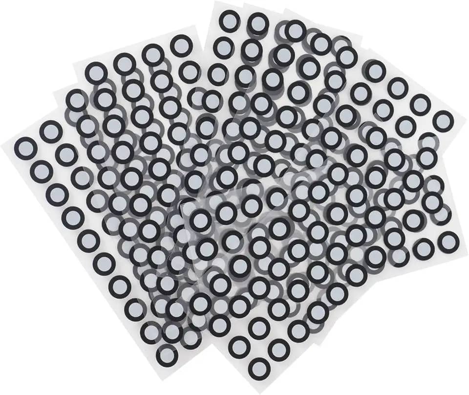 Creality Marcadores de digitalização 3D de 6,0 mm para scanner 3D, pontos de rastreamento precisos, marcadores de ponto de referência e reflexão difusa para rastreamento óptico preciso e digitalização