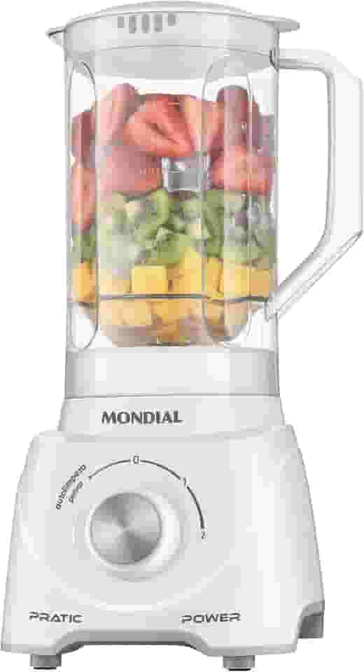 Liquidificador Pratic Power, Mondial, Branco, 550W, 220V - L-97-W