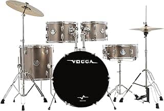 BATERIA ACÚSTICA VOGGA JAM BUMBO 20' VPD420 CHR (CHROME)