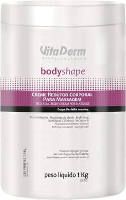 Vitaderm Creme Redutor Corporal Para Massagem Body Shape 1Kg