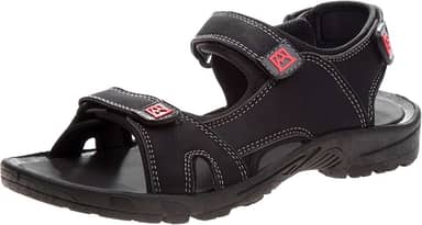 Sandália masculina de bico aberto com alça ajustável – Sandália pescador impermeável verão praia adulto sapato aquático