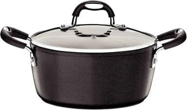 Caçarola de Alumínio com Revestimento Interno de Antiaderente Dimetro 22Cm, Tramontina, Mônaco 20860022, Preto