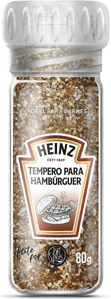 Tempero para Hambúrguer, BR Spices, 80g, Ideal para Carnes