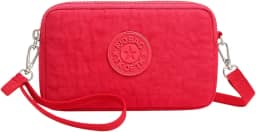 Bolsa Carteira Tiracolo Impermeável com 2 Alças – Transversal e de Mão, Compacta, com 3 areas e Compartimentos, Ideal para Celular, Carteira, Passeios e Viagens