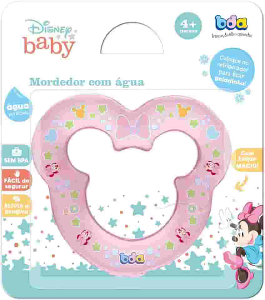 Toyster - Contorno Minnie – Mordedor com Água - Disney Baby - BDA