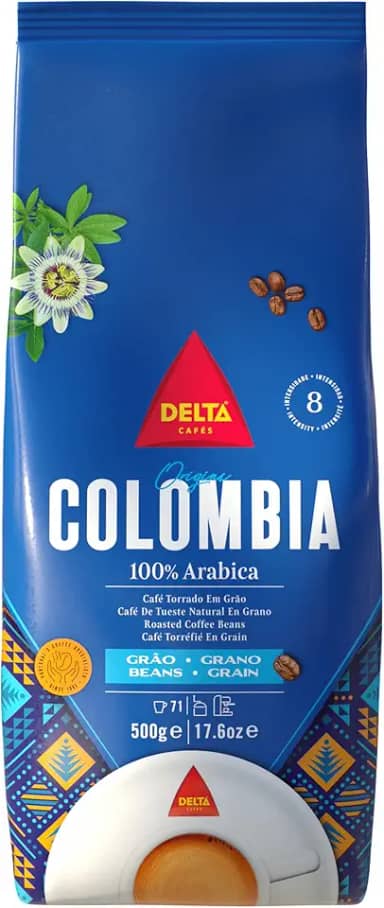 DELTA Café Em Grãos Origem Colombia 500g
