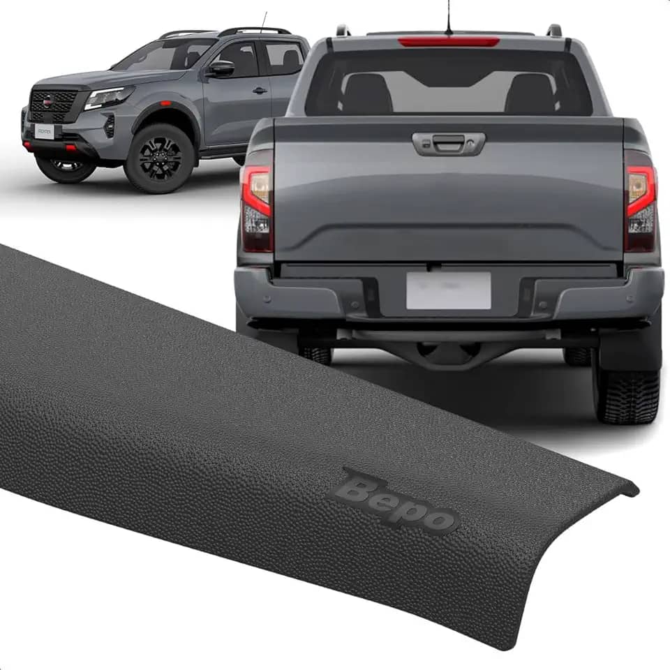 Protetor de Borda Aba de Tampa Traseira da Caçamba Frontier Cabine Dupla 2023 a 2025