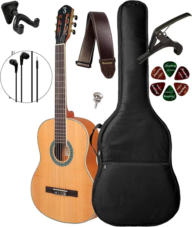 Violão Canhoto Acústico Paraty + Capa Luxo, Suporte Ibox SPF E Acessórios (NTS)