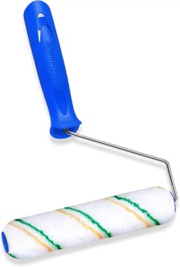 Rolo la Sintética Antirrespingo com Suporte, Tigre 61375150, Branco, 15cm