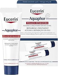 EUCERIN Pomada Reparadora Aquaphor Duopack 10ml, Hidratação Intensiva, Hidratante Labial