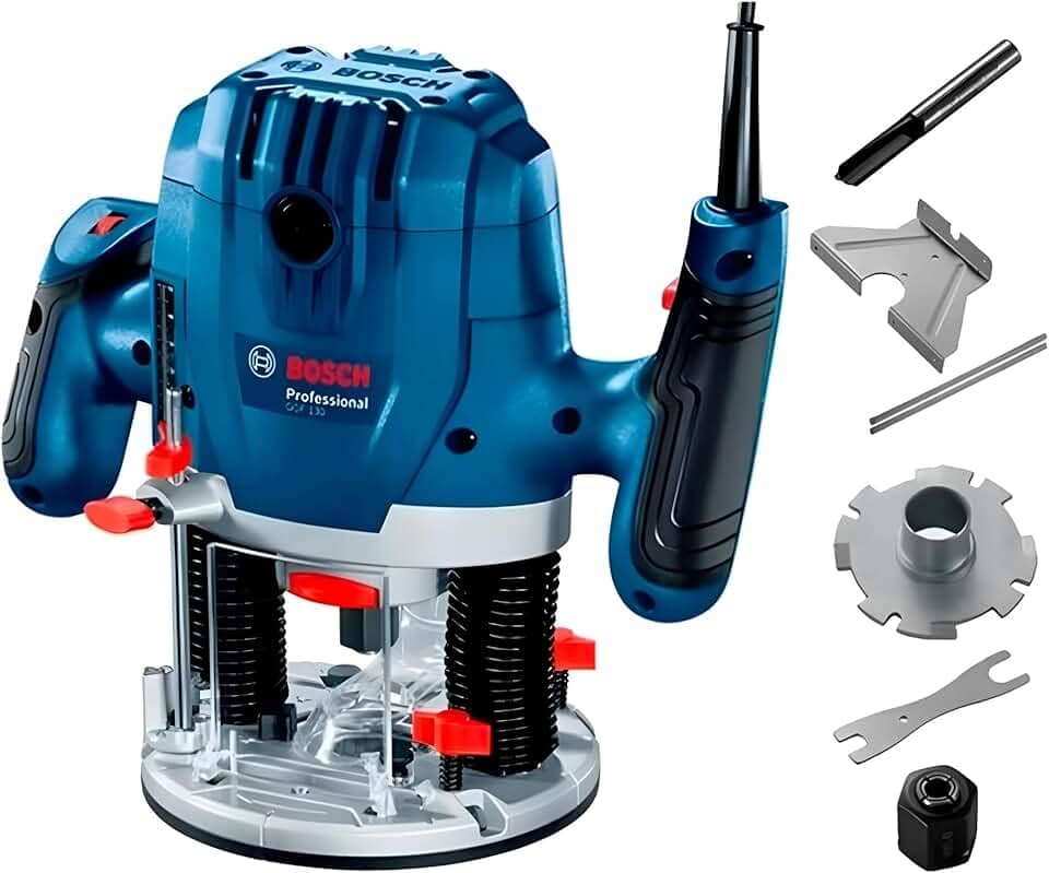 Tupia Bosch Gof 130 com Base, 1300 Watts - 110 Volts