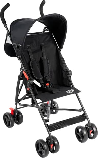 Carrinho de Bebê Passeio Guarda Chuva Styll Baby Preto
