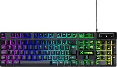 Teclado Gamer Fortrek Fearless 100 Fullsized Preto