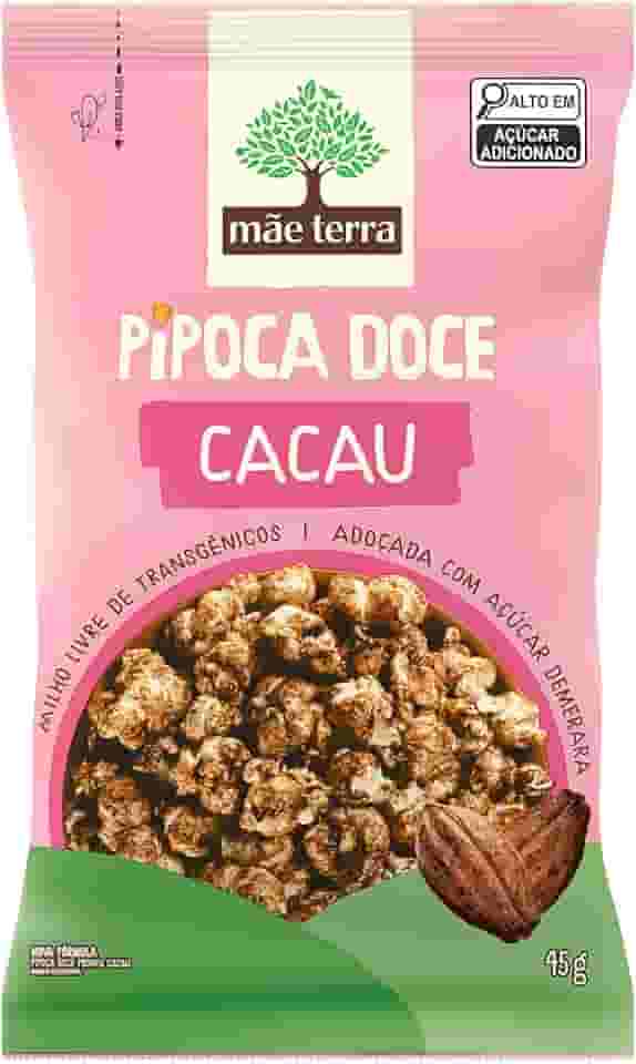 Mãe Terra Pipoca Nupoca Cacau Integral E Orgânica 45G