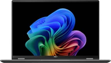 ASUS Notebook Vivobook 16 flip, PC Copilot+, tela sensível ao toque 3K OLED 120Hz, Intel Core Ultra 7 256V, gráficos Intel Arc, memória de 16 GB, SSD de 512 GB, cinza fosco, TP3607SA-DS74T