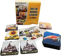 Genérico Jogo da Memória Cognitivo Idosos com 10 Pares