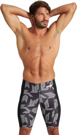 Bermuda de natação atlética para homens, corrida competitiva, treinamento, secagem rápida, compressão, roupa de banho resistente ao cloro