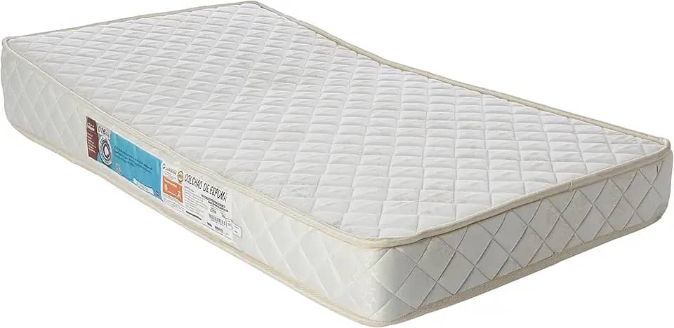 Luckspuma Colchão Super Anti Refluxo, Modelo: P008006, Cor: bege, Tamanho:Berço